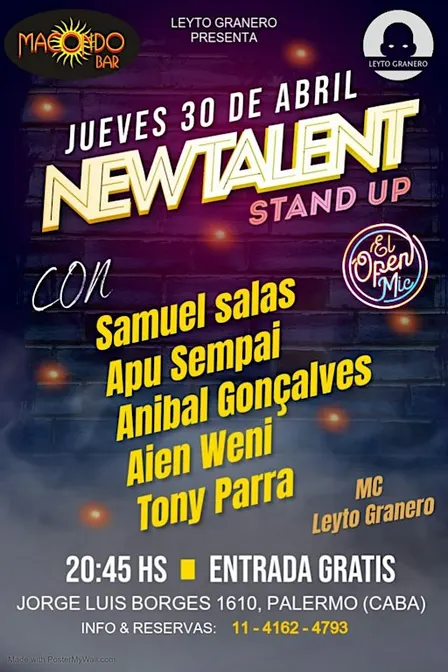 NEW TALENT Stand Up