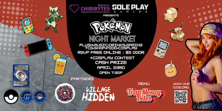 POSTPONTED - Anime Night Market + Cosplay Contest at Soleplay Gaming