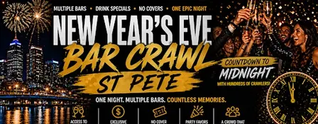 The Official New Years Eve Bar Crawl - St Pete