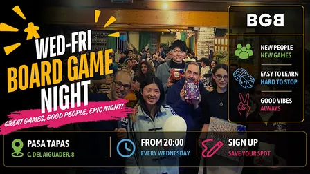 Board Game Night @ Pasa Tapas!
