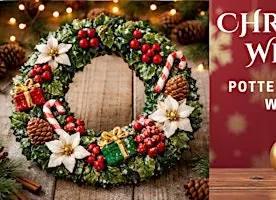 Christmas Wreath Sculpture Pottery Workshop