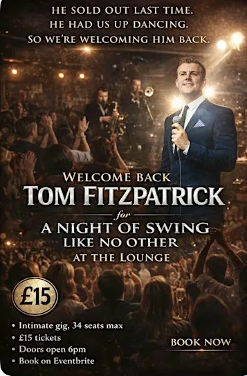 Intimate gig with Tom Fitzpatrick