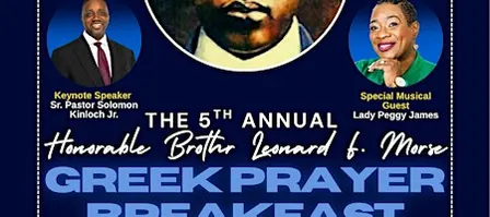 5th Annual - The Honorable BROTHER LEONARD F. MORSE PRAYER BREAKFAST