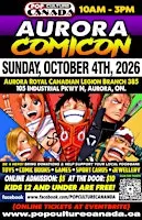 AURORA COMICON : OCTOBER 4TH 2026 : COMIC CON