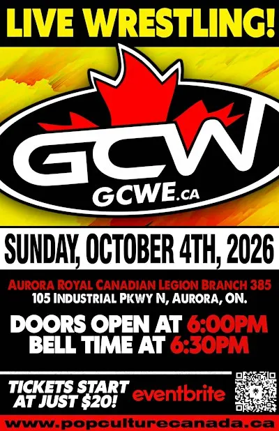 GCW AURORA : OCTOBER 4TH - GREAT CANADIAN WRESTLING