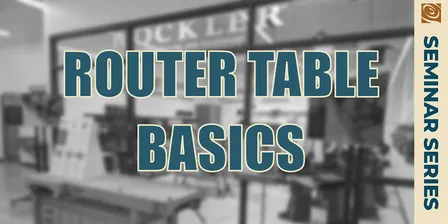 Router Table basics