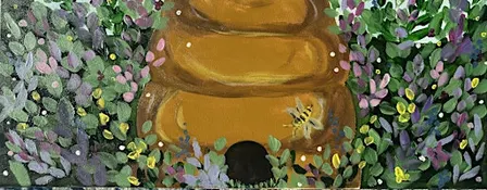 Acrylic Painting DIY with Deanna at Swan Island Dahlias - Bee My Honey