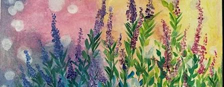Acrylic Painting DIY with Deanna at Swan Island Dahlias - Morning Magic