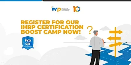 IHRP Certification Boost Camp - IHRP-CP (6 November 2026)