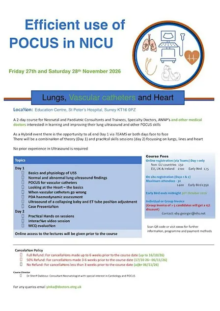 Efficient Use of POCUS in NICU