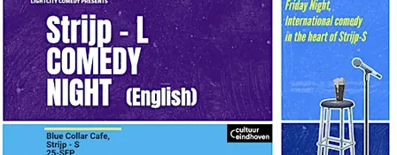 25-SEP: *Strijp-L* English Stand up Comedy in Strijp-S, Eindhoven