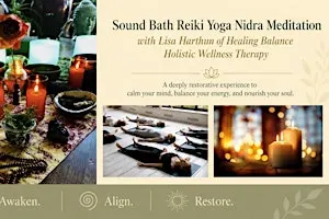 Sound Bath Reiki Yoga Nidra Meditation with Lisa Harthurn