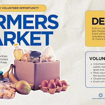 Farmers Market Volunteer Opportunity -  BZP Bakersfield (Purpose)