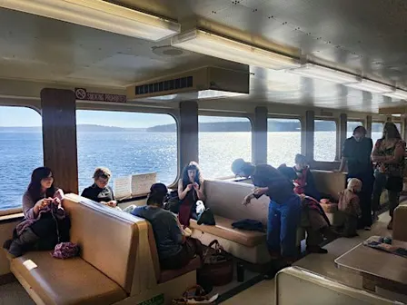 Stitch and Bitch at Sea!