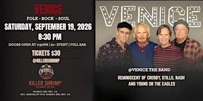 VENICE the Band!  (9/19/26)