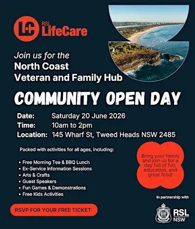 North Coast Veteran & Family Hub Community Open Day