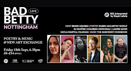 Bad Betty Live, 18th September