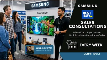 Winnipeg - Samsung Home Theatre Appointment Based Sales Consultations