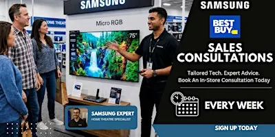 Winnipeg - Samsung Home Theatre Appointment Based Sales Consultations