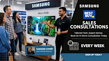 London North - Samsung Home Theatre Appointment Based Sales Consultations