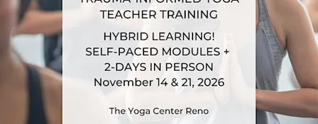 35 Hour Trauma Informed Yoga Teacher Training (Hybrid + CEUs)