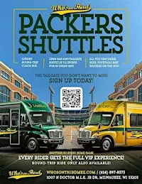 Packer Shuttle to Lambeau | Who's on Third | Packers vs Falcons