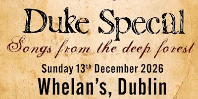 Duke Special - Dublin