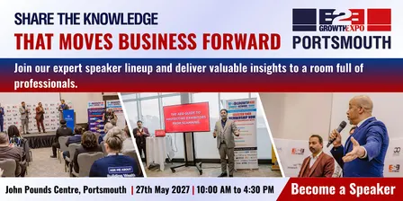 Portsmouth B2B Growth Expo 2027 | Become A Speakers At Premier B2B Show