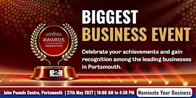 Portsmouth B2B Growth Expo 2027 | Nominating Your Business For An Award