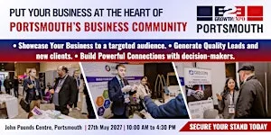 Portsmouth B2B Growth Expo 2027 | Book Your Stand At Premier B2B Show