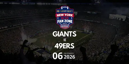 Giants vs. 49ers Fan Zone at MetLife: Food, Drinks & Game Day Vibes!