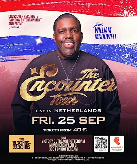 The Encounter Tour Live In Netherlands - Ps William McDowell