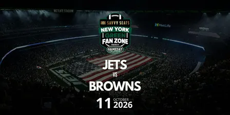 Jets vs Browns Fan Zone at MetLife: Food, Drinks & Game Day Vibes!
