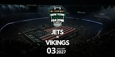 Jets vs Vikings Fan Zone at MetLife: Food, Drinks & Game Day Vibes!