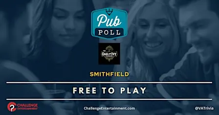 Weekly Pub Poll Game Nights at The Oak & Ivy - Smithfield