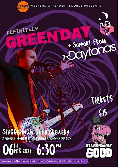 Definitely Green Day + Support