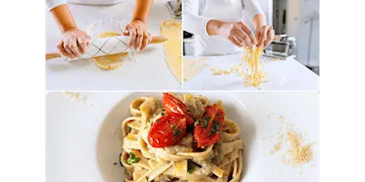 Tagliatelle al Pesto di Melanzane With Chef Alessia - Pasta Making Cooking Class in Philadelphia | Classpop!™
