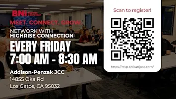 Build Referrals at Weekly Networking Meetup for Professionals