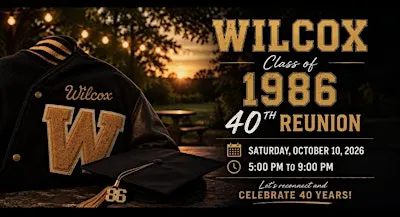 Wilcox Class of 1986: 40th Reunion