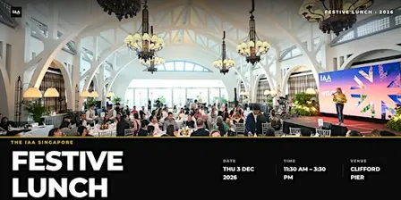 IAA SINGAPORE: FESTIVE LUNCH
