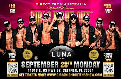 GIRLS NIGHT OUT LIVE AUSTRALIA TAKEOVER SEFFNER,FL!!!