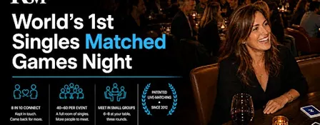 World's 1st Singles Live-Matched Games (Vancouver) Ages 40-55 | Secret RSVP