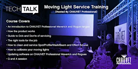 CHAUVET Professional Moving Light Service Training IPS Milton Keynes