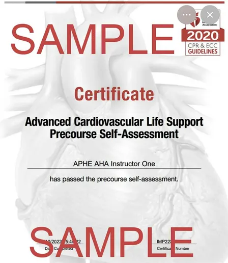 ACLS Advanced Cardiovascular Life Support