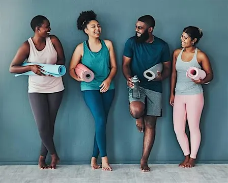 All Levels Community Yoga Class with Safe Black Space
