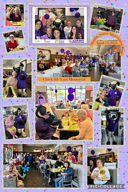 Chick-FIl-A Senior Appreciation Bingo w Caris Healthcare