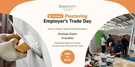 Greenlight Plastering Employer's Drop In Sessions (Plymouth)