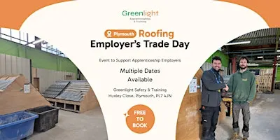 Greenlight Roofing Employer's Drop In Sessions (Plymouth)