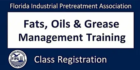 Fats, Oils & Grease Management Training