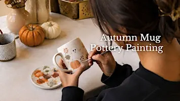 Autumn Mug Pottery Painting